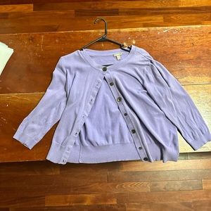 Purple Cardigan Women’s Medium
